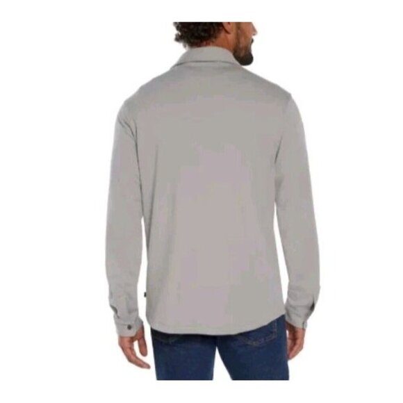 GAP Shirt Size Large Classic Long Sleeved Pockets Gray Mens - Picture 3 of 4